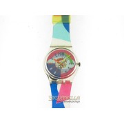 SWATCH Beach Volley classic quarzo cassa e cinturino plastica colorata fluo new